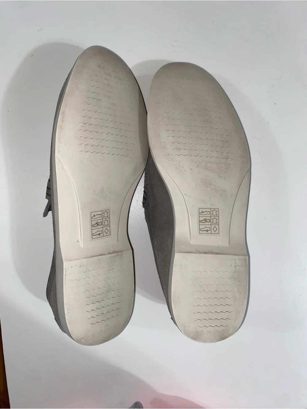 J. Crew Men’s Light Gray Suede Slip-On Loafers